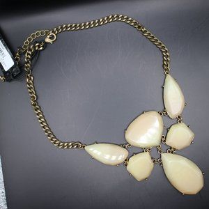 Large Rock Bib Necklace & Earrings Set NWT